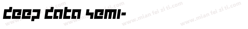 deep data semi字体转换